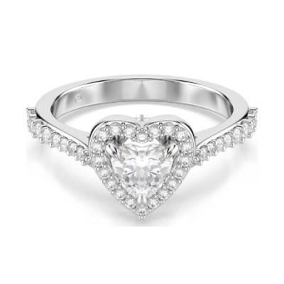 UNA:RING HRT WHITE/RHS 52