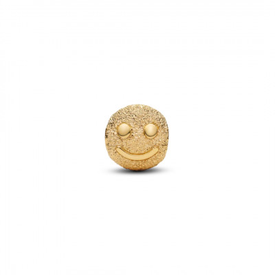 Happy 14k gold-plated mini charm