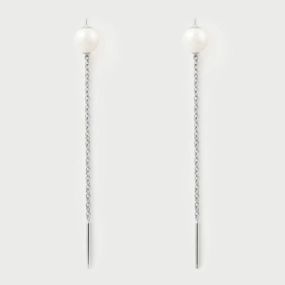 La Perla Lyra Silver Earrings