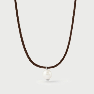 La Perla Orion cord silver necklace