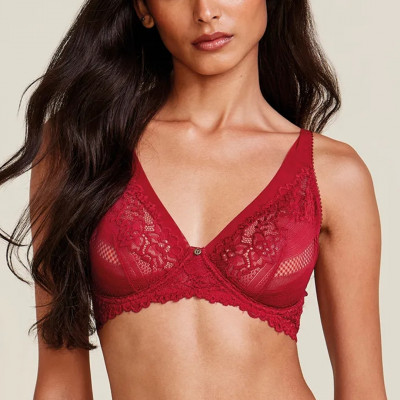 SUTIÃ TRIÂNGULO COM ARO EM RENDA